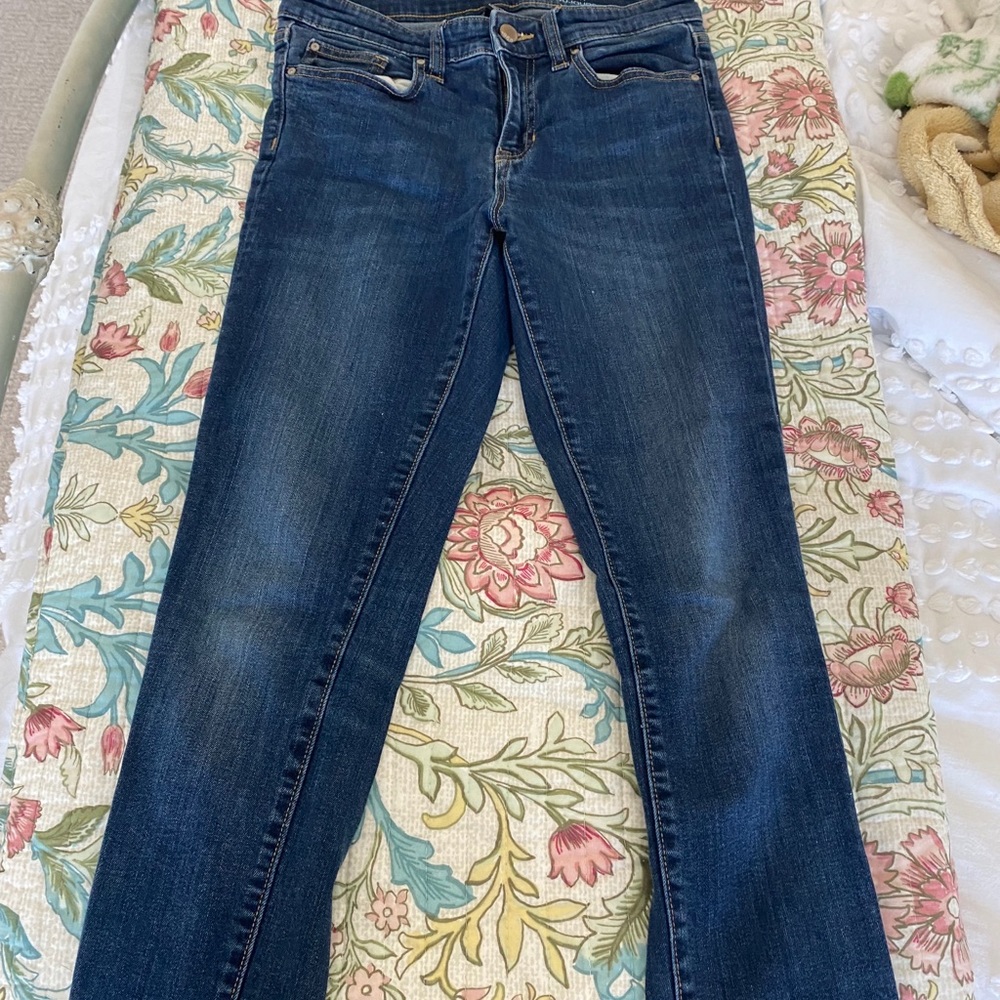Gap dark denim skinny jeans